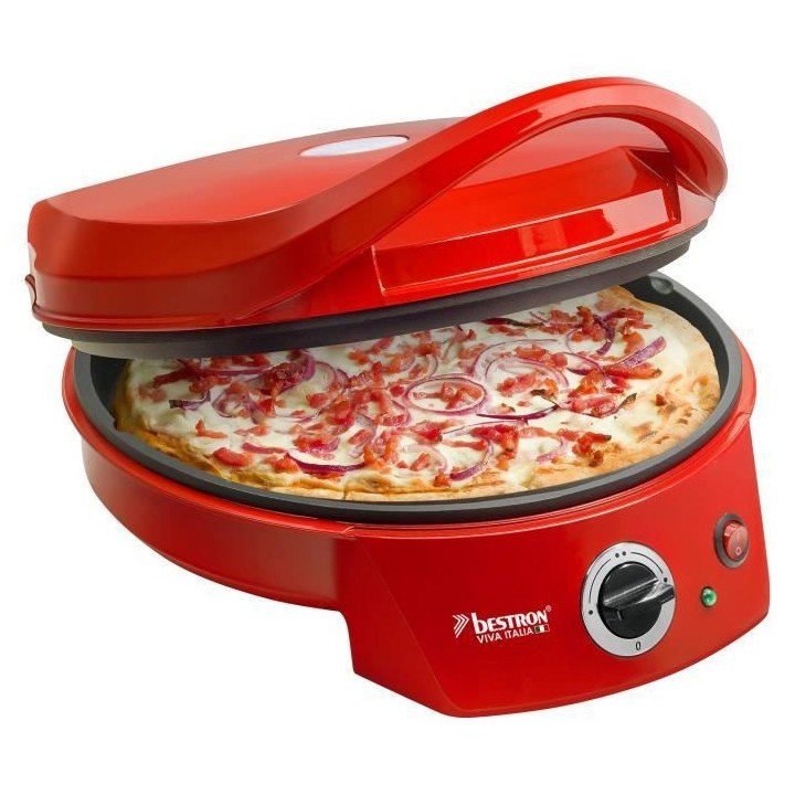 Machine a pizza / Gril de table Bestron APZ400 1800 W rouge