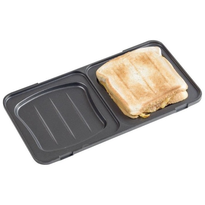 Bestron Gril de contact 3-en-1 900 W Acier inoxydable Noir ASG90XXL