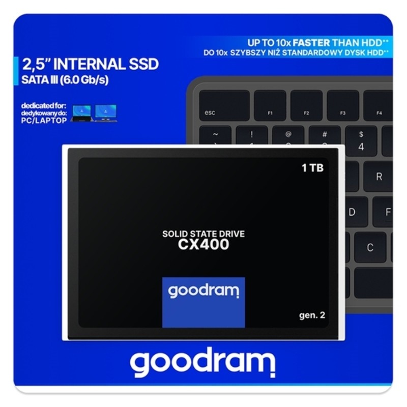 Disque dur GoodRam CX400 gen.2 SSD 1 TB SATA III