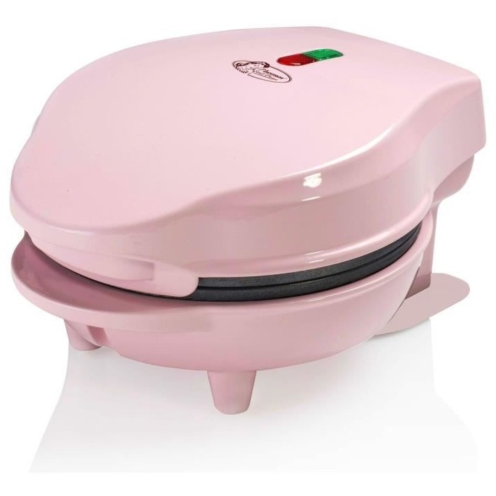 Bestron Mini gaufrier pour gaufres classiques, Petit gaufrier avec rev