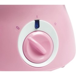 Bestron Appareil a fondue au chocolat pour 2 personnes, Inclut 10 piques, 10 fourchettes et 1 spatule, 25 Watts, Couleur: rose