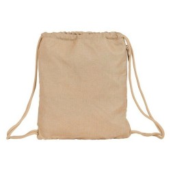 Sac à dos serré par des ficelles Safta Beige