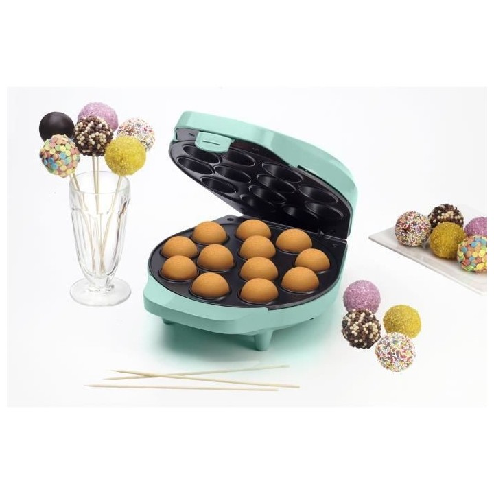 Bestron Appareil a cake pop au design rétro, Inclut un support a cake