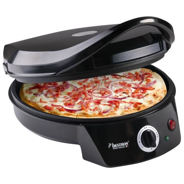 Bestron Four a pizza électrique, pour pizza faite maison ou surgelée