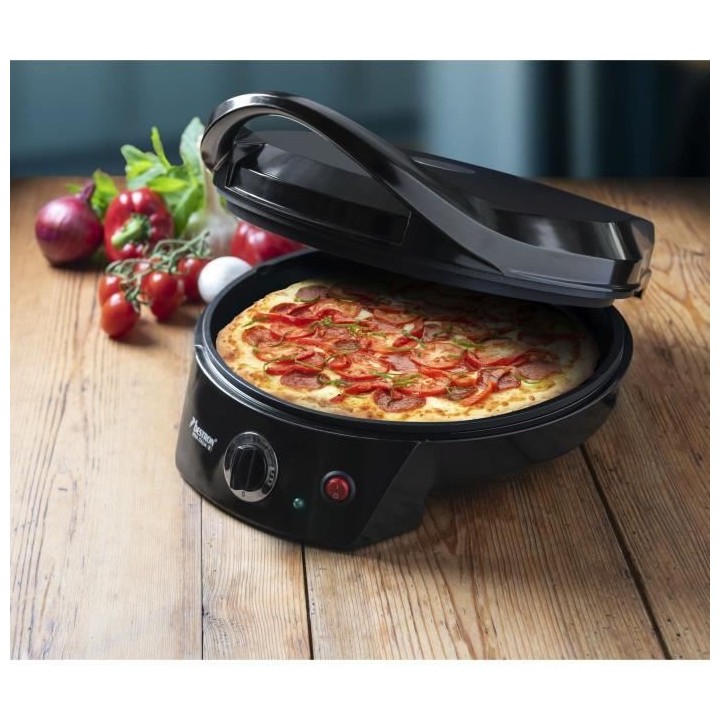 Bestron Four a pizza électrique, pour pizza faite maison ou surgelée
