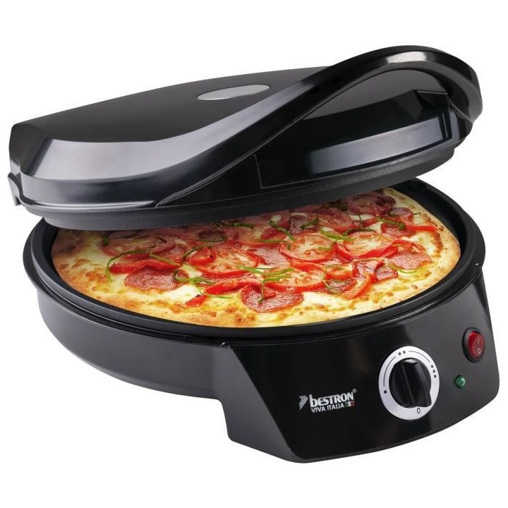 Bestron Four a pizza électrique, pour pizza faite maison ou surgelée
