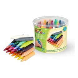 Crayons gras de couleur...