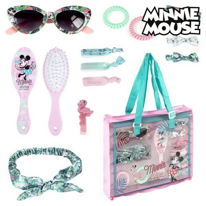 Trousse de Toilette avec Accessoires Minnie Mouse CD-25-1646 Multicomposition 32 x 22 x 6 cm (17 pcs)