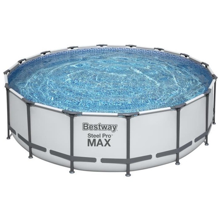 Kit Piscine hors sol tubulaire BESTWAY Steel Pro Max™ - 488 x 122 cm
