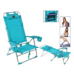 Chaise de Plage Aluminium...