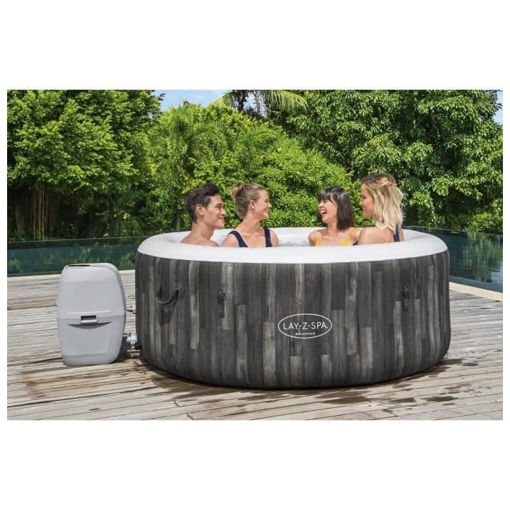 Spa gonflable BESTWAY - Lay-Z-Spa Bahamas - 180 x 66 cm - 2 a 4 places