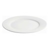 Assiette plate Porcelaine Blanc (ø 28,5 x 2,5 cm)