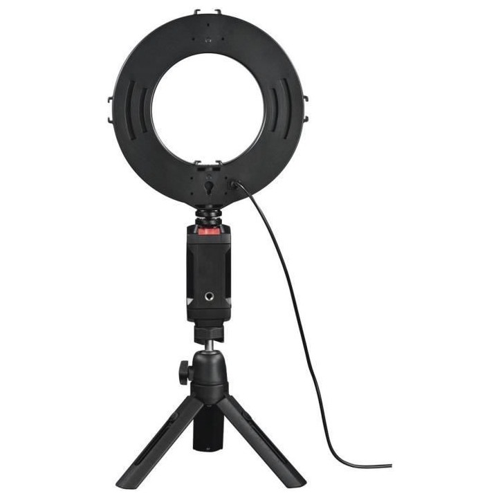 HAMA Anneau Lumineux LED + Mini-Pied - SpotLight Work Area 67 - Ringli