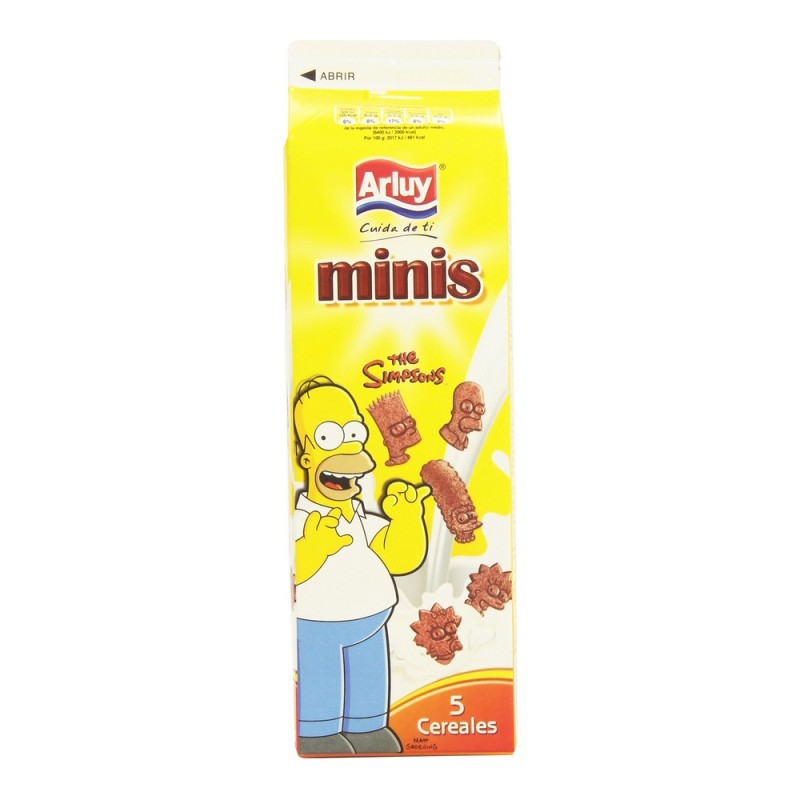 Chocolate Biscuits Arluy Mini Simpsons (275 g)