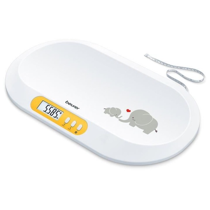 Beurer Pese-Bébé BY90 Stabilisation Automatique Bluetooth