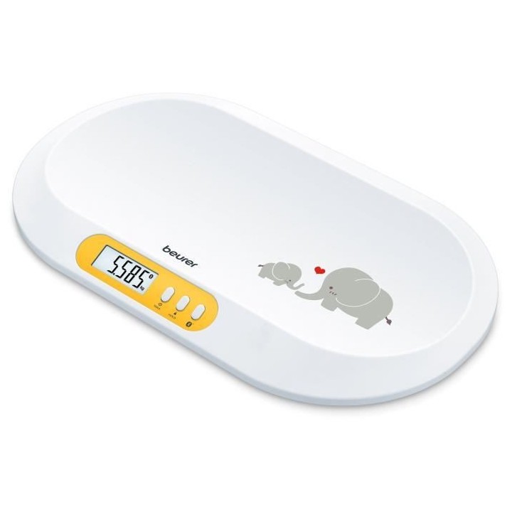 Beurer Pese-Bébé BY90 Stabilisation Automatique Bluetooth