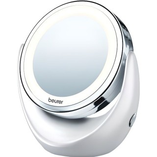 BEURER BS 49 - Miroir grossissant x5 cosmétique rotatif avec lumiere