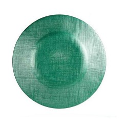 Assiette plate Vert verre...