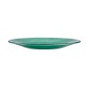 Assiette plate Vert verre 21 x 2 x 21 cm