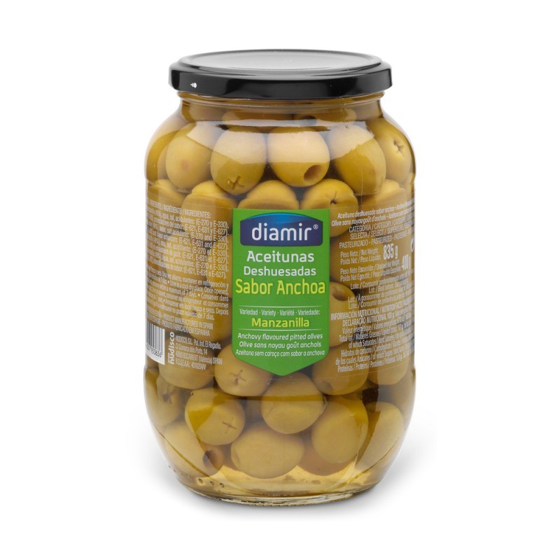 Olives Diamir Manzanilla Dénoyautées (835 ml)