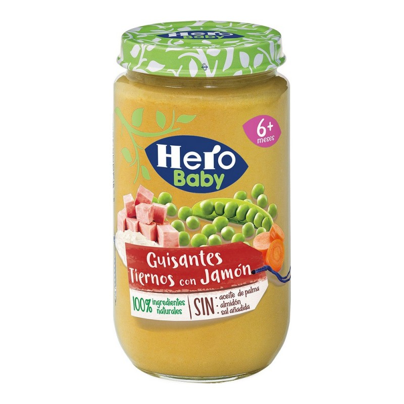 Pot pour bébé Hero Jambon Pois (235 gr)