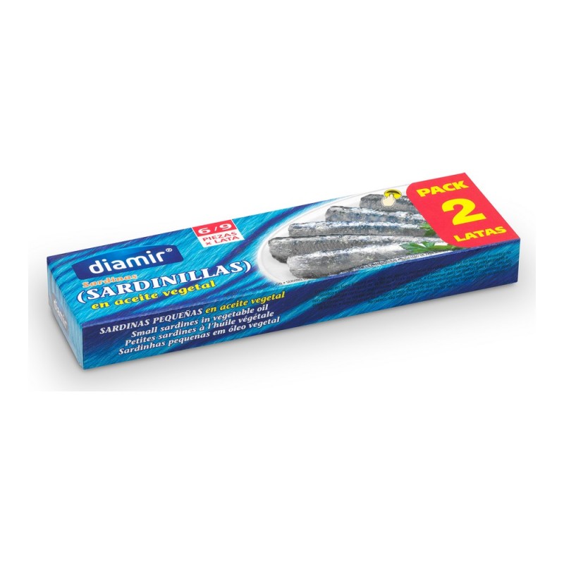 Sardines à l'huile Diamir (2 x 90 g)