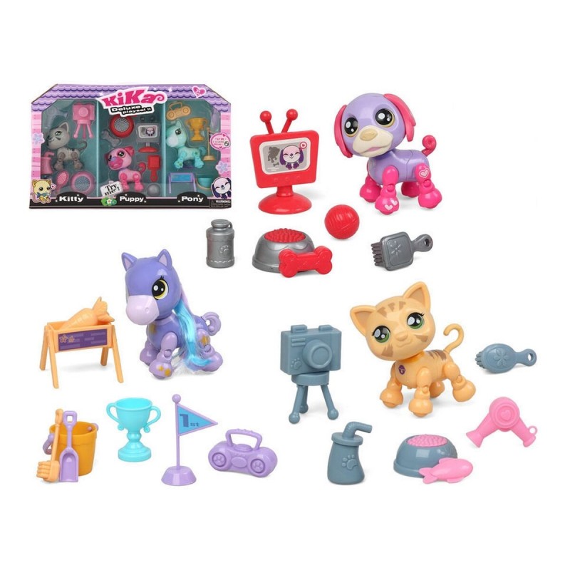 Figurines d'animaux Kika Deluxe playset 46 x 28 cm (46 x 38 cm)