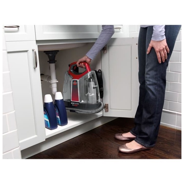 BISSELL 36988 Spotclean Pro Heat - Nettoyeur sol a eau portatif - 2 r