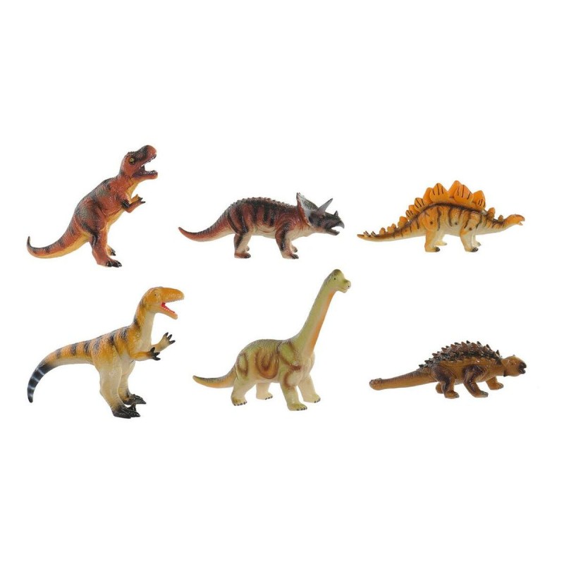 Dinosaure DKD Home Decor Moelleux Enfant 6 Pièces 29 x 15 x 21 cm