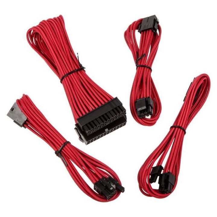 BITFENIX Alchemy 2.0 Extension Cable (Rouge) - Rallonge alimentation c