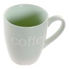 Tasse mug DKD Home Decor Multicouleur Bleu Rose Bois d'hévéa Vert Grès 160 ml (3 Unités) (7 pcs)