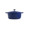 BK Cookware H6074.528 BK Bourgogne Cocotte en Fonte - Ronde - 28 cm - 6.7L - Revetement émaillé - Couvercle avec Anneaux