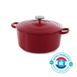 BK Cookware H6072.524 BK Bourgogne Cocotte en Fonte - Ronde - 24 cm -