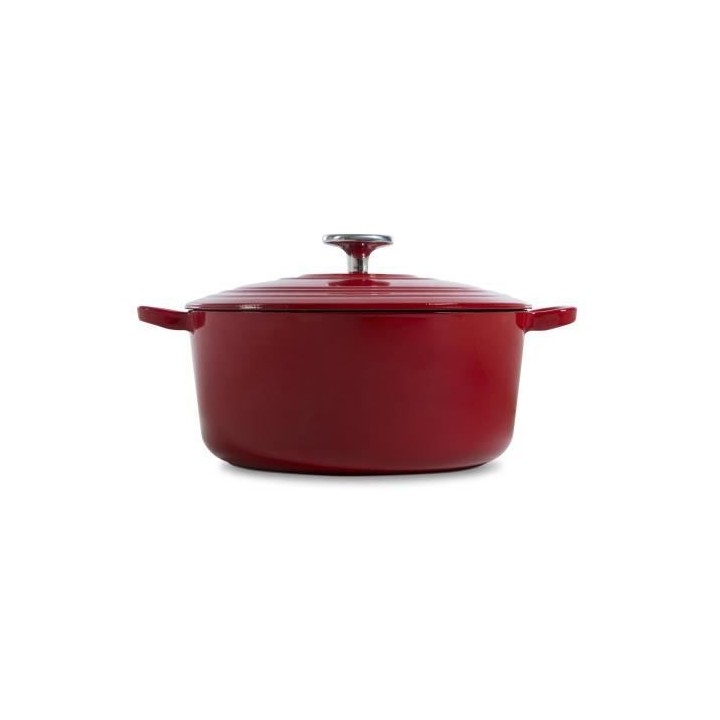 BK Cookware H6072.524 BK Bourgogne Cocotte en Fonte - Ronde - 24 cm -
