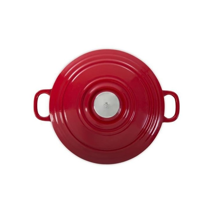 BK Cookware H6072.524 BK Bourgogne Cocotte en Fonte - Ronde - 24 cm -