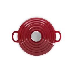 BK Cookware H6072.520 BK Bourgogne Cocotte en Fonte - Ronde - 20 cm - 2.5L - Revetement émaillé - Couvercle avec Anneaux