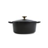 BK Cookware H6079.524 BK Bourgogne Cocotte en Fonte - Ronde - 24 cm - 4.2L - Revetement émaillé - Couvercle avec Anneaux