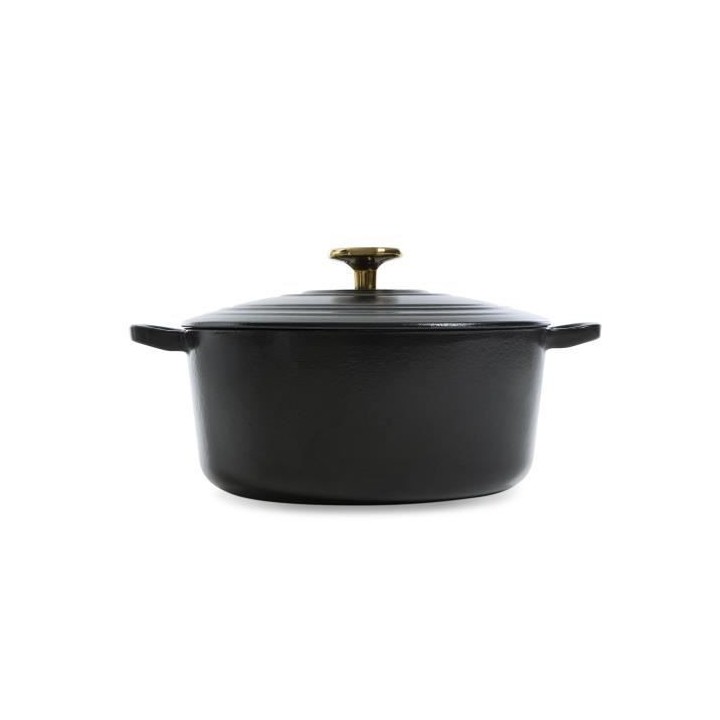 BK Cookware H6079.528 BK Bourgogne Cocotte en Fonte - Ronde - 28 cm -