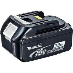 MAKITA Pack de 4 batteries BL1830B avec témoin de charge - 18 V 3Ah Li-ion