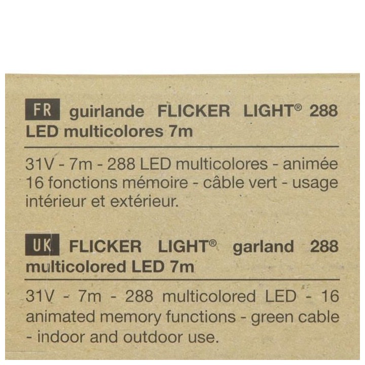 Flicker LED-288 LED multi - 7m