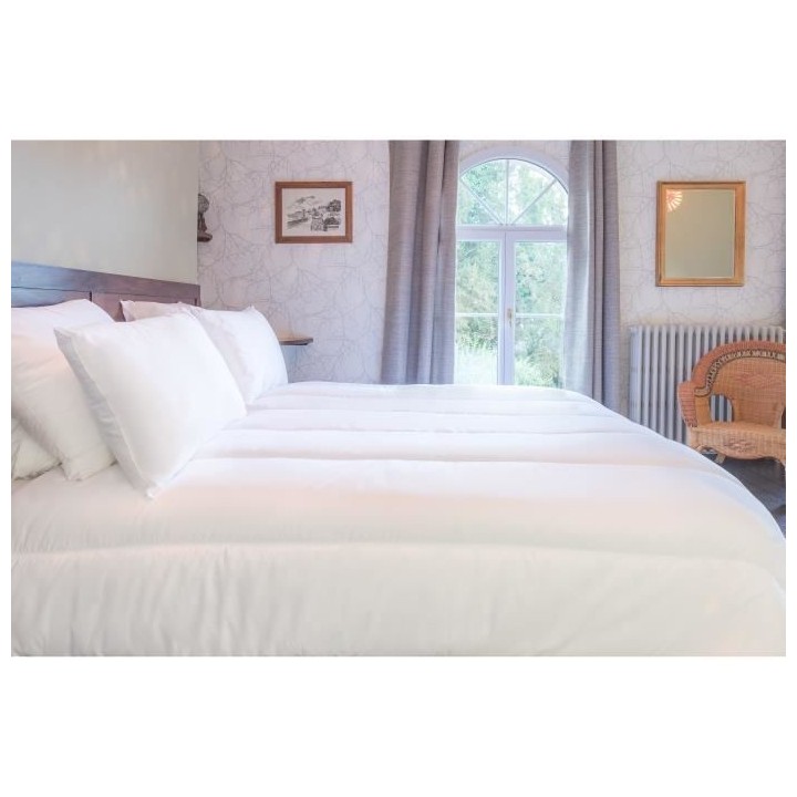 BLANREVE Couette chaude Percale - Anti-acariens - 350g/m² - 200x200cm