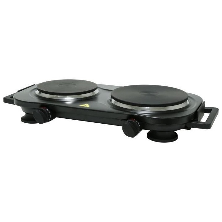 BLACKPEAR BHP 004 Plaque de cuisson - 2 feux - 2250 W - Noir