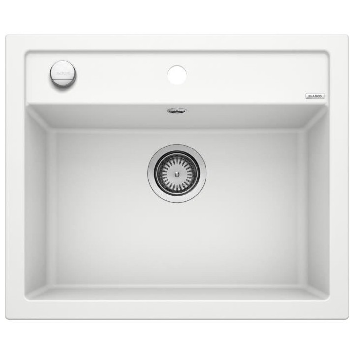 ?évier cuisine Silgranit© blanc 61,5 x 51cm, a encastrer ou intégre