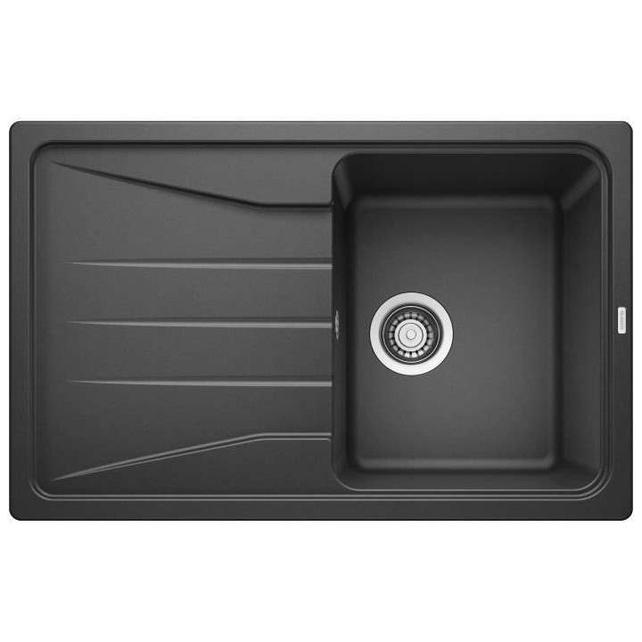 �évier cuisine Silgranit© anthracite 78 x 50 cm, a encastrer, 1 cu