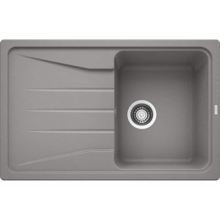 ?évier cuisine Silgranit© alumétallic 78 x 50 cm, a encastrer, 1 cu
