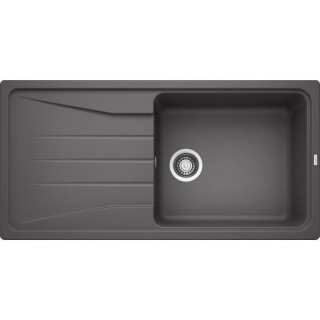 �évier cuisine Silgranit© gris rocher 100 x 50 cm, a encastrer, 1