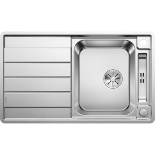 BLANCO Axis III 45 S-IF - évier - Inox lisse - 1 cuve - réversible -
