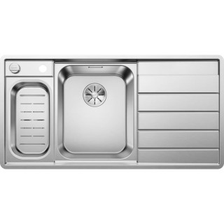 BLANCO Axis III 6 S-IF - évier - Inox lisse - 1 cuve 1/2 - égout a d