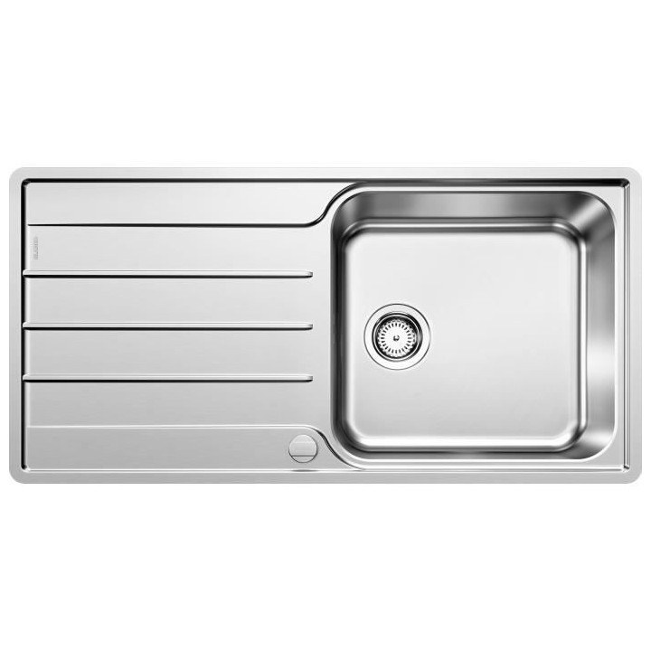 BLANCO Lemis XL 6S-IF - évier - Inox brossé - 1 grande cuve - égout