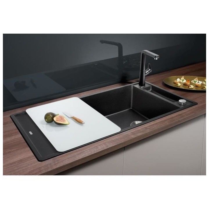 BLANCO Axia III XL 6S-évier - SILGRANIT - 1 grande cuve - réversible